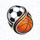 88看球官网 logo 蓝色足球图标